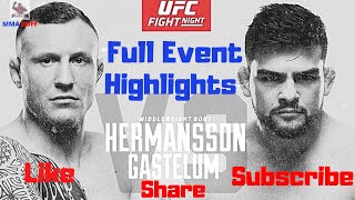 Ufc kelvin gastelum vs jack harmansson ...