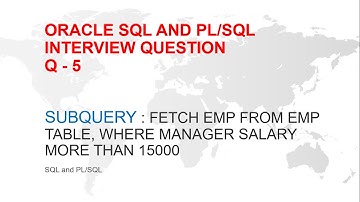 SQL SUBQUERY WITH IN, EXISTS AND SELF JOIN in SQL | ORACLE SQL AND PL/SQL INTERVIEW QUESTION