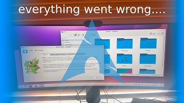 Installing Arch Linux as a Linux Beginner (Everything went wrong)