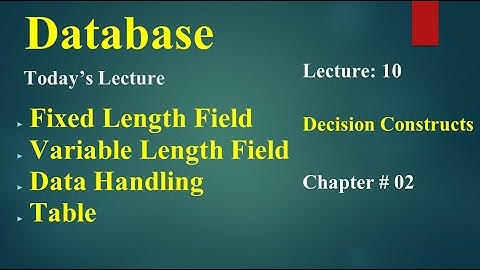 Computer 2nd year Chapter no 02 Lecture no 10