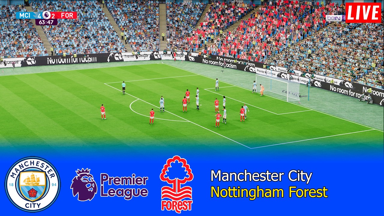 Manchester City vs Nottingham Forest - Copa del Rey 2026 / Full Match All Goals / PES 21 Gameplay