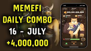 Memefi Daily Combo 16 July | today memefi 4,000,000 coin