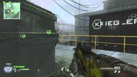 MW2 HD GB Singles Match Gameplay/Commentary - 1v1 Singles SnD on Underpass