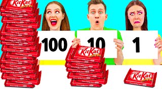 100 Слоев Еды Челлендж | Удивительные Кулинарные Лайфхаки от PaRaRa Challenge