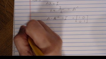 Lesson 6 5 Inverse Matrix