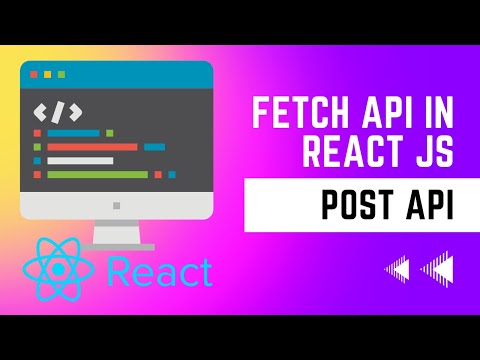 Learn about REST API in React JS | useParams | POST request