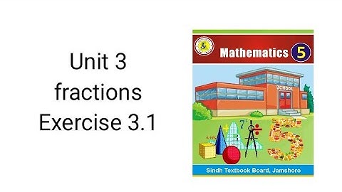 Unit 3 Fraction (Class 5 math) Exercise 3.1 question (F) subtract