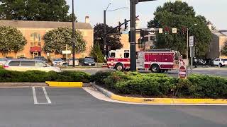 Fairfax county fire engine 404 returning 