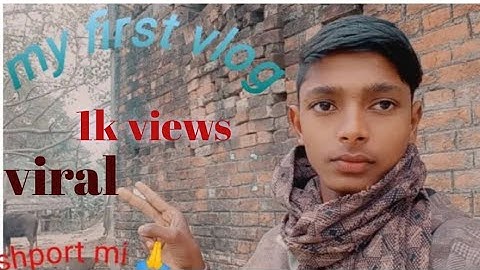 my first vlog #myfirstvlog #myfirstvlogonyoutube #thevlogsk @sourav Joshi vlogs