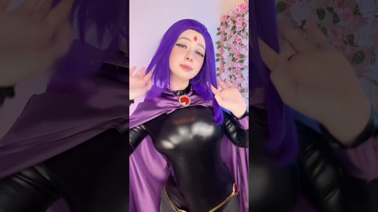 Bang bang bang💘 #ravencosplay #raven #teentitans #cosplay #teentitanscosplay