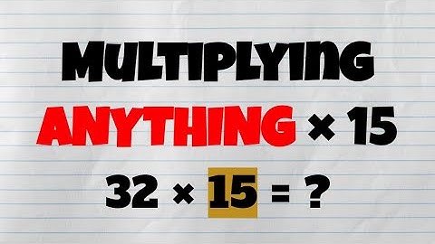 UIL Number Sense Tricks | How to ANY NUMBER with 15