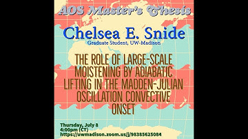 UW-AOS Department Seminar - July 8, 2021