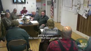Concord Select Board, Apr 7 2026, CSX culvert repair, school re-vote, road standards adopted