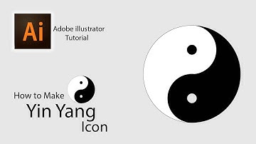How to Draw a Yin Yang Icon Symbol in Adobe Illustrator make icons with shapes shape builder tool