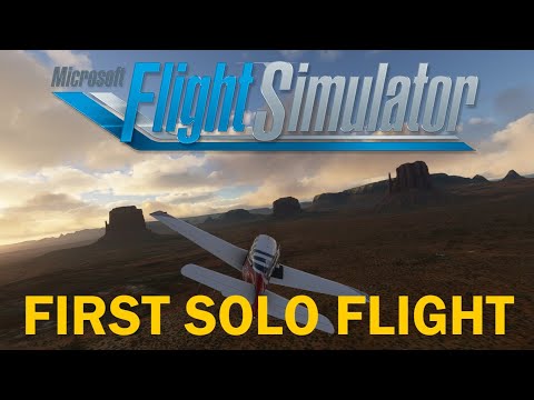 Microsoft Flight Simulator - Flight Training - First Solo Flight