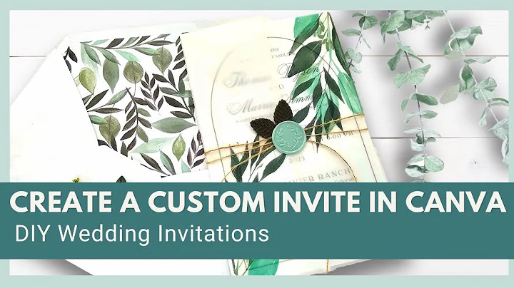 Create Wedding Invitations with Canva and a Kit | DIY Wedding Crafts