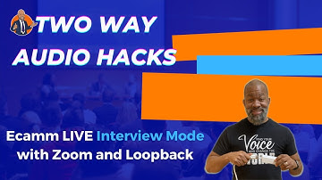 How To Use Loopback and Ecamm Live Interview Mode with Zoom