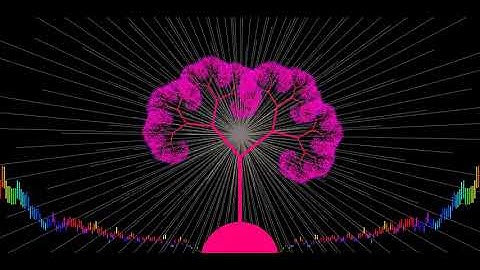 Dancing Trees -  Music  Visualization Javascript #fractal #tree #animation. 음악을 보여주는 개발자.
