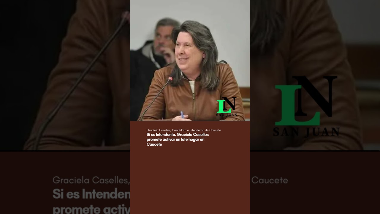 Si es Intendenta, Graciela Caselles promete activar un lote hogar en Caucete