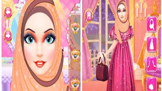 Hijab princess 🧕 makeup makeover salon game screenshot 2