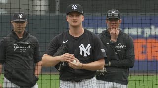 Clarke Schmidt's live bullpen session at Yankees spring training