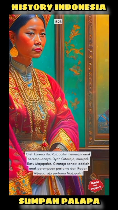 History of Gajah Mada's Palapa Oath 232 up #ceritarakyat#kisahrakyat#kerajaan#majapahit#gajahmada#ai