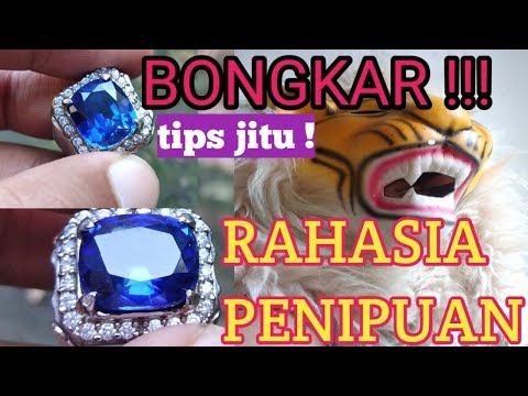 WASPADA Ruby dan sapphire ada yang CHATAM(PALSU) JUGA. 