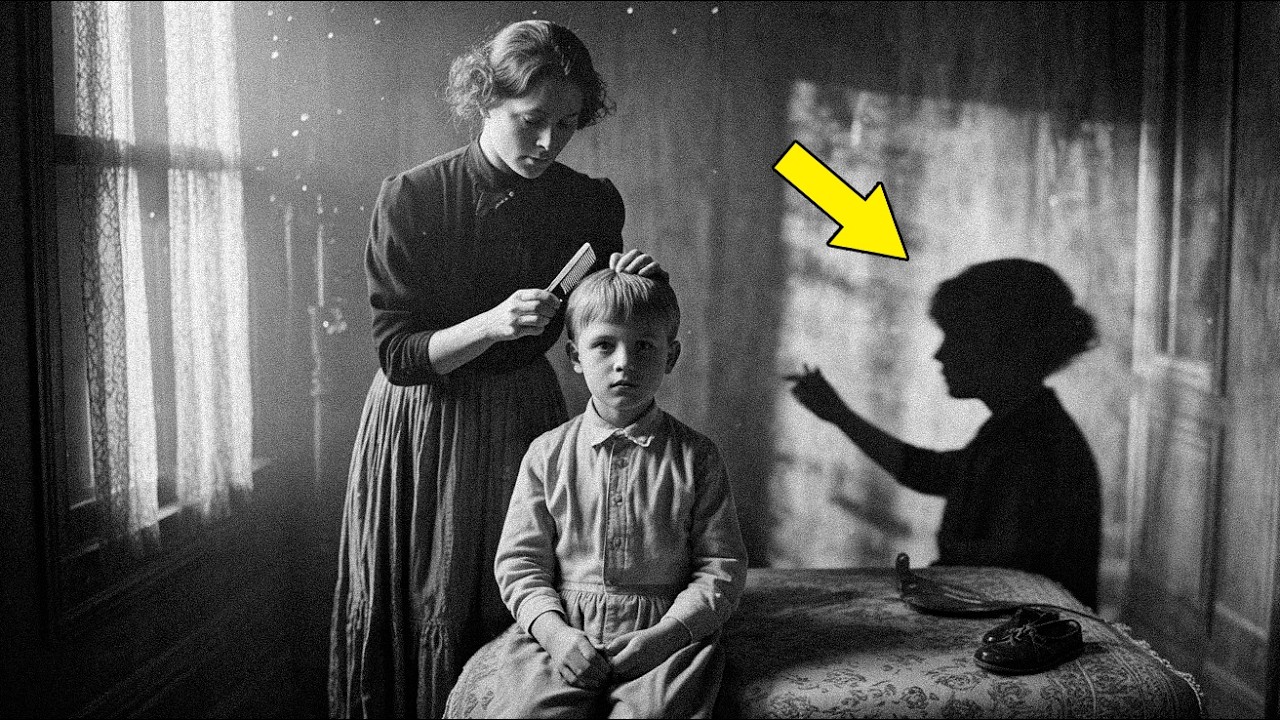 В 1910 году мать расчесывает волосы сына для фотографии, пока его тень не начинает двигаться сама...