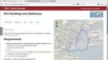 OSM NYC Building and Address Import - Introduction and Account
