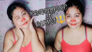 Pennywise It Clown Halloween Make Up Tutorial Mommy Irish Vlogs