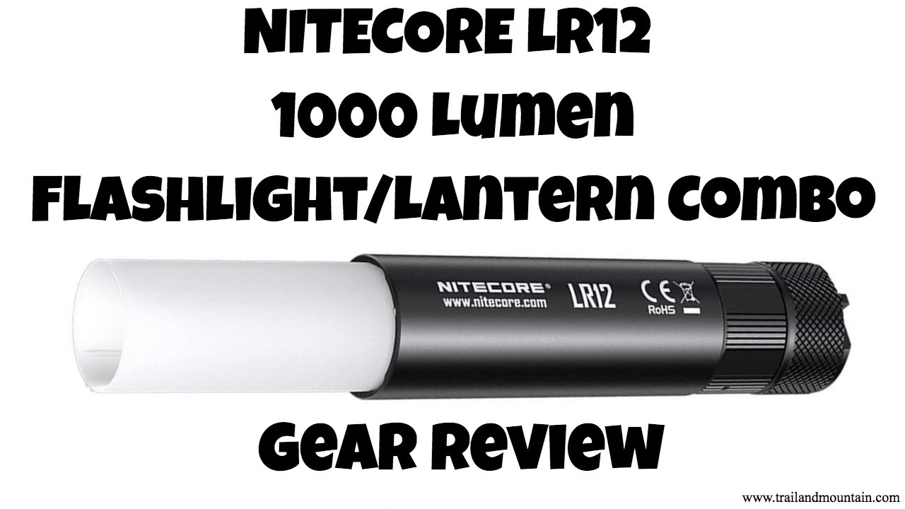Nitecore LR12 1000 Lumen Mini 2-in-1 Lantern Flashlight