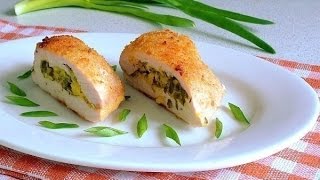 Курица с творогом и зеленью Курица с творогом и зеленью