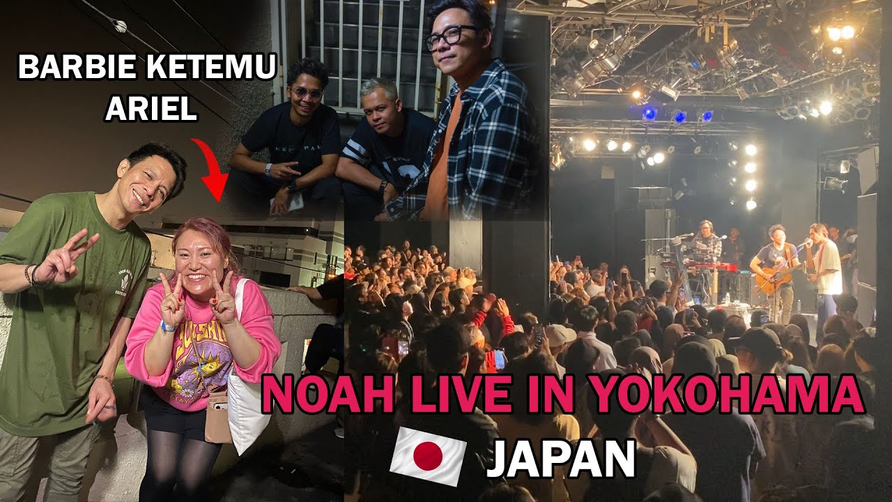 AKU AJAK ARTIS JEPANG BARBIE KETEMU ARIEL NOAH DI KONSER YOKOHAMA! AUTO PANGLING !