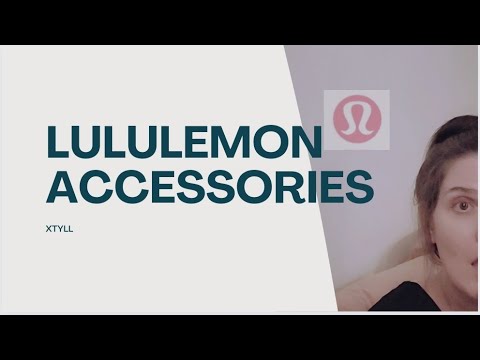 lululemon accessories! - YouTube