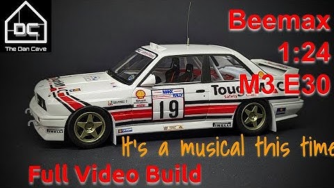 Complete step-by-step Beemax 1:24 BMW M3 E30 - Music Only Build