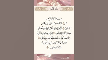 ياسر الدوسري سورة البقرة الآية ١_٥