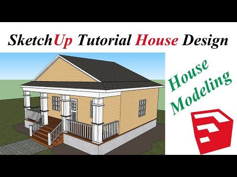 sketchup-tutorial-house-design-|-house-modeling