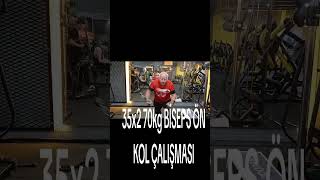 2025 35 Kg X 2 70 Kg İlle Bi̇sep Ön Kol Çalişmasi Yaş 78 Bi̇az Yaş Almişim Ama İhti̇yarlamadim