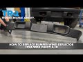 How to Replace Bumper Wind Deflector 1994-2004 Chevy S-10