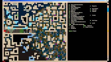 [02] Dwarf Fortress - Evil surroundings - Caves, Defenses, Beekeeping