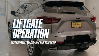 Liftgate Operation | 2024 Chevrolet Blazer RS | Mac Haik Automotive Group