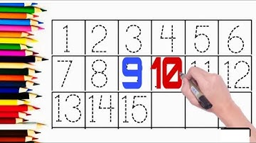 [숫자놀이] 아이들을 위한 1부터 30까지 점선 숫자 따라쓰기| 빈칸에 숫자 채우기| 숫자배우기 | How to Write Numbers | Learn Numbers