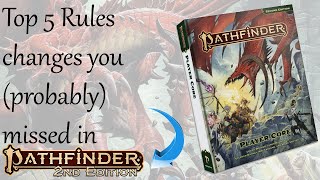 Top 5 Rules changes you missed in the Pathfinder Remaster