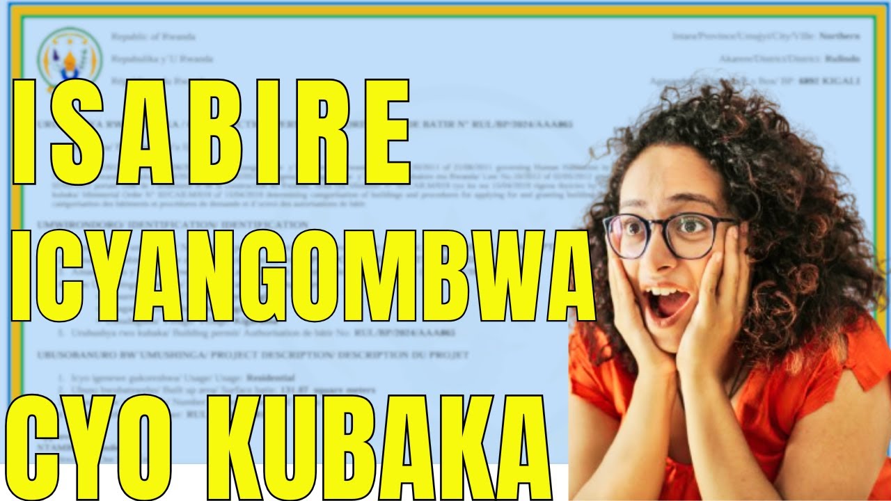 Uziko wakwisabira ICYANGOMBWA CYO KUBAKA aho uri hose mu RWANDA no hanze yarwo