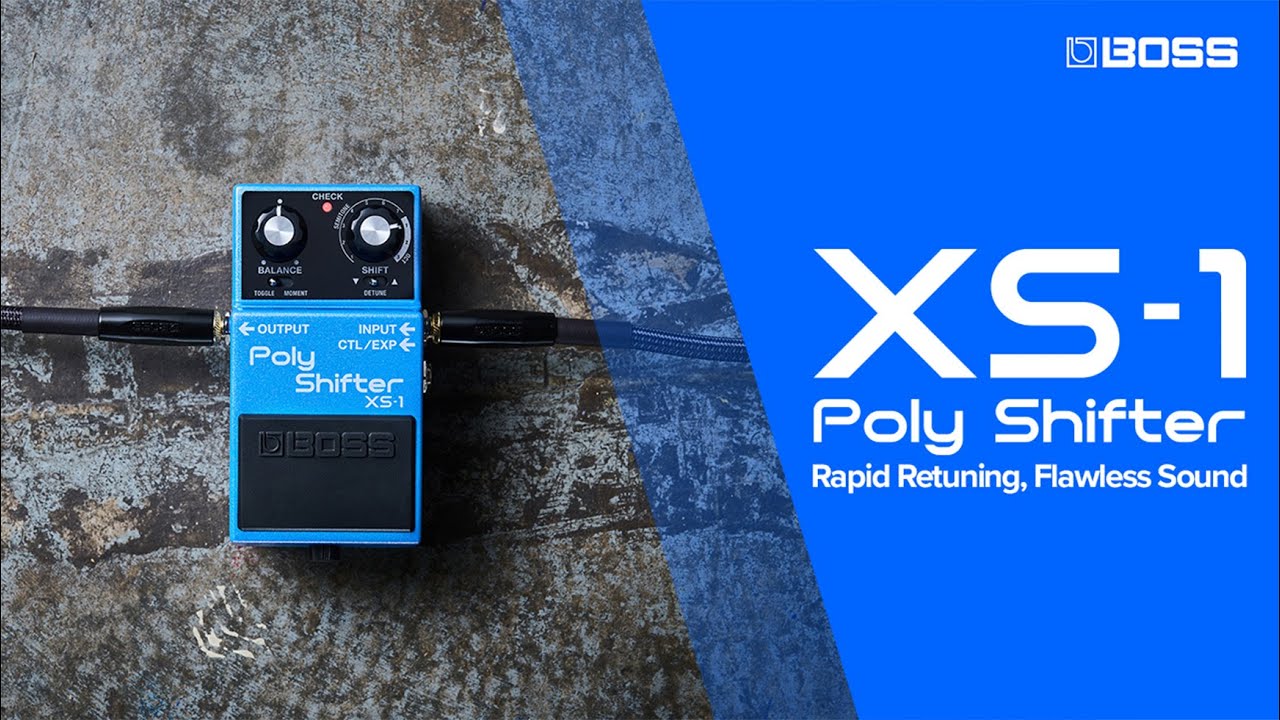 BOSS XS-1 Poly Shifter | Rapid Retuning, Flawless Sound