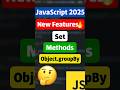 ✅ JavaScript 2025 New Features 🔥 | Set Methods + groupBy Explained! #update #javascript #jsnews
