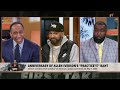 Stephen A. reflects on WHERE HE WAS during Allen Iverson's PRACTICE RANT 🍿 | First Take