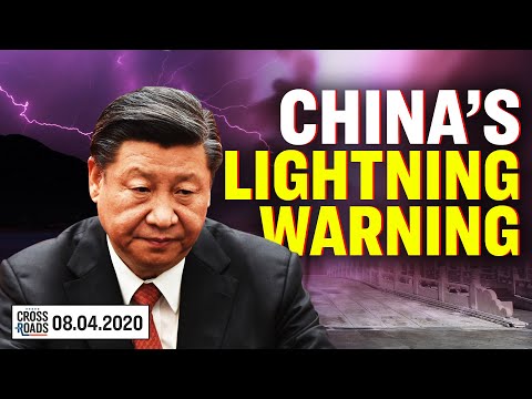 Huge Lightning Strikes China; Explosion Near Wuhan; US Prepares to Divorce China?