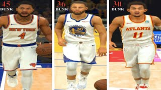NBA 2K23 - Dunking With The Worst Dunker On Every NBA Team