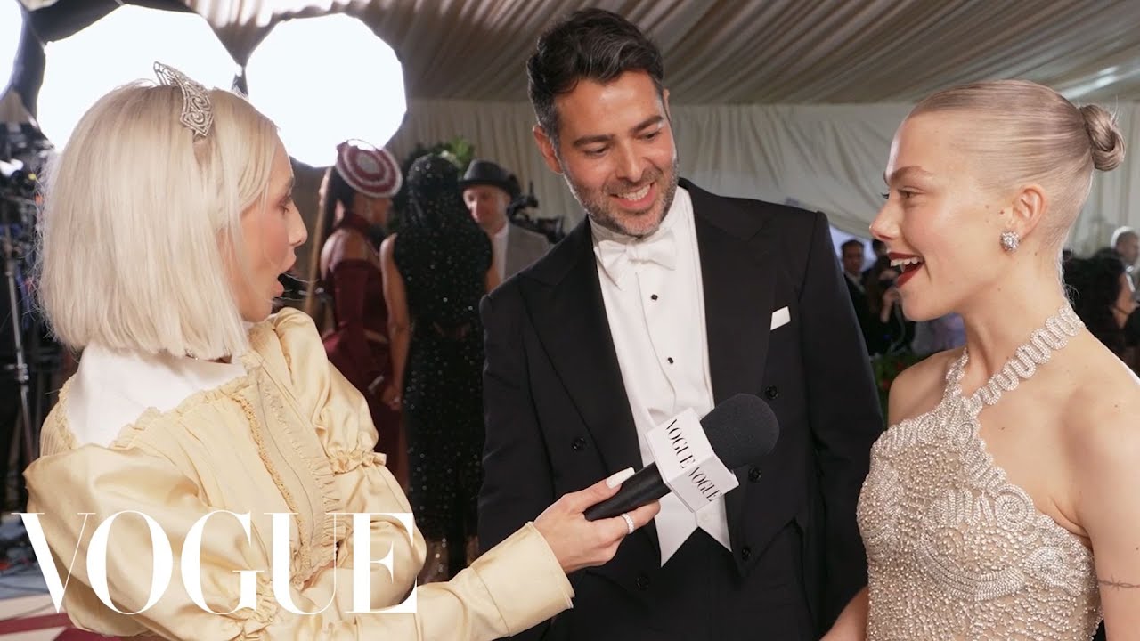 How Emma Chamberlain Decided Between 2 Louis Vuitton Dresses For Her First  Met Gala - POPSUGAR Australia